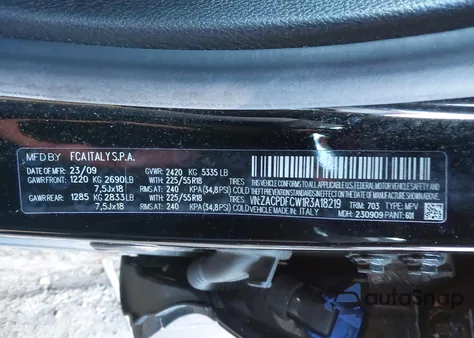 2024 Dodge Hornet R/T Eawd z USA, uszkodzony, nr VIN ZACPDFCW1R3A18219